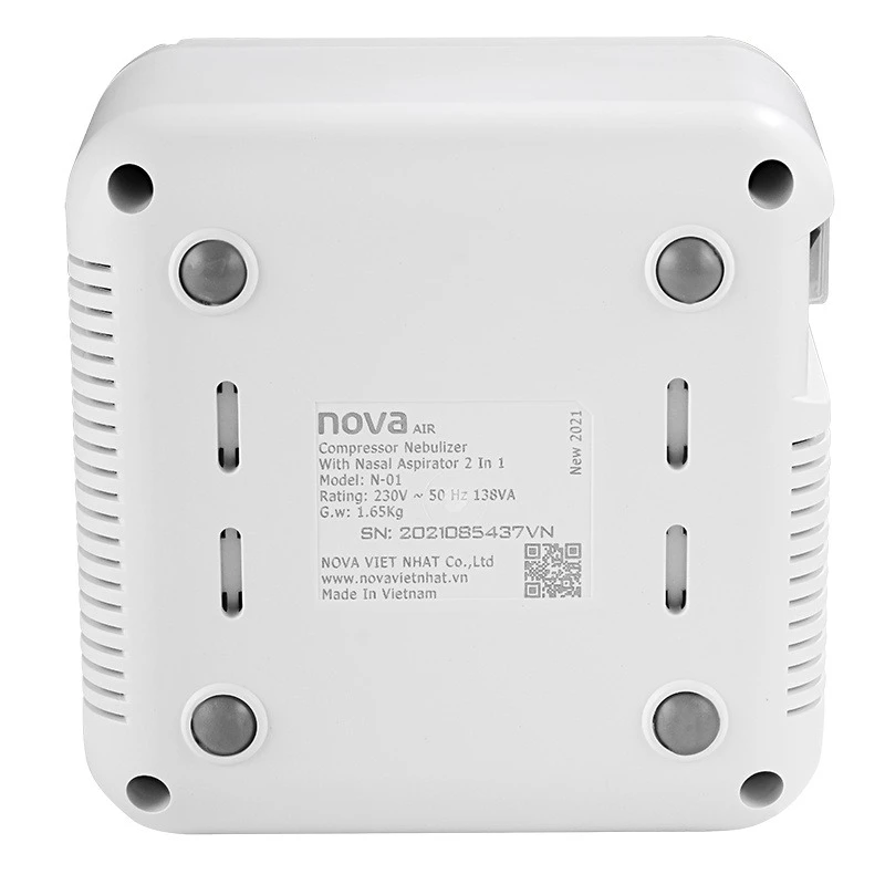 Máy xông khí dung và hút dịch mũi Nova AIR N01
